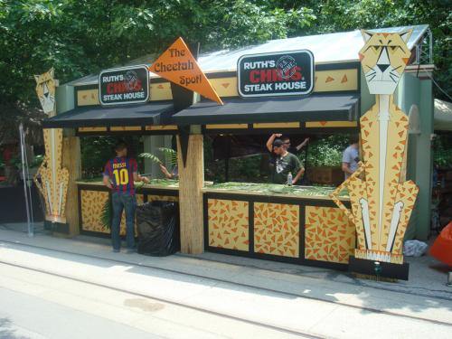Custom Fabrication - Themed Food Festival Restaurant Booth 